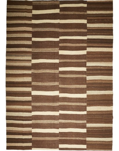 Tappeto Kilim Kavir Persia verde 271x377