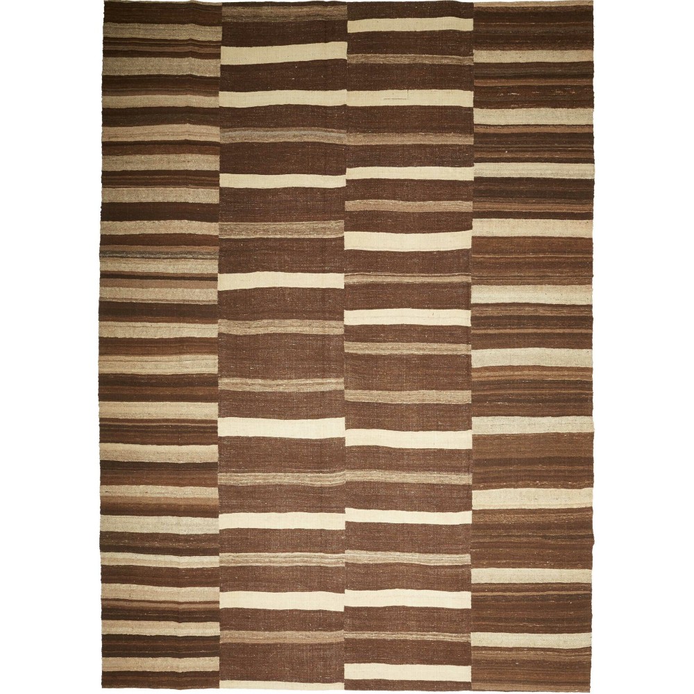 Tappeto Kilim Kavir Persia verde 271x377 Tappeto Kilim Kavir Persia verde 271x377