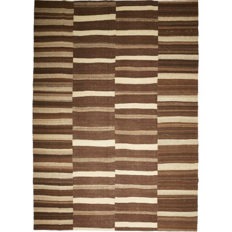 Tappeto Kilim Kavir Persia verde 271x377