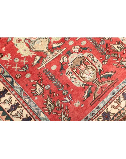 Tappeto Shiraz Persia rosso giallo 155x240