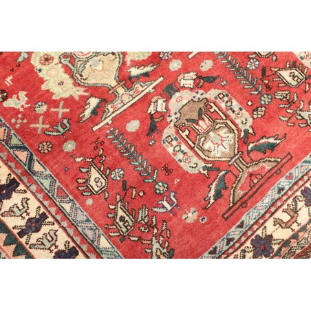 Tappeto Shiraz Persia rosso giallo 155x240