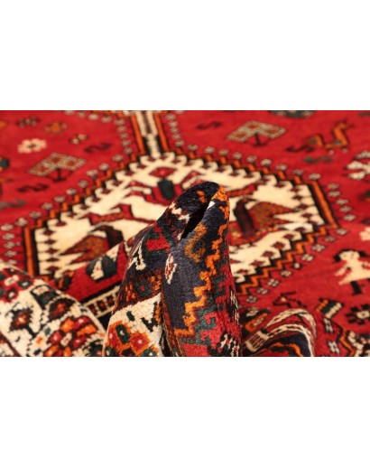 Tappeto Shiraz Persia marrone grigio 170x255