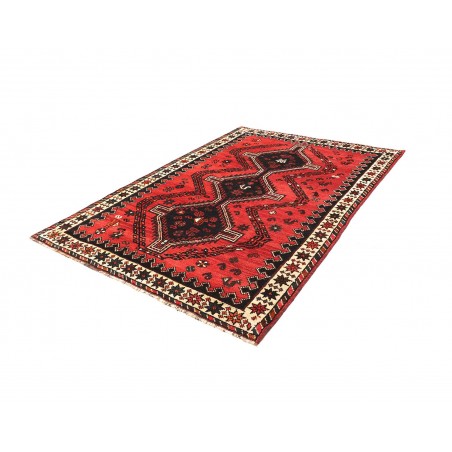 Tappeto Shiraz Persia grigio giallo 175x252