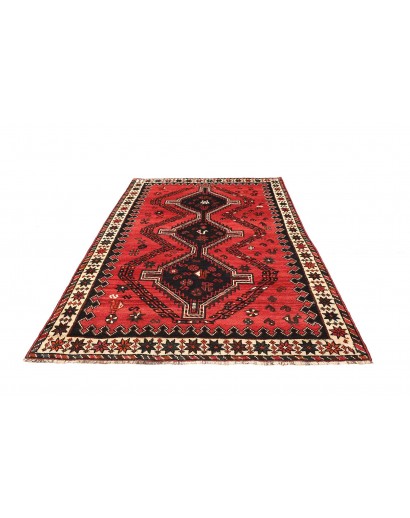 Tappeto Shiraz Persia grigio giallo 175x252