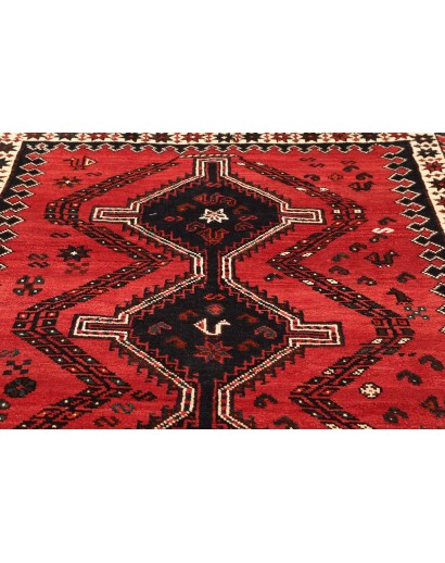 Tappeto Shiraz Persia grigio giallo 175x252