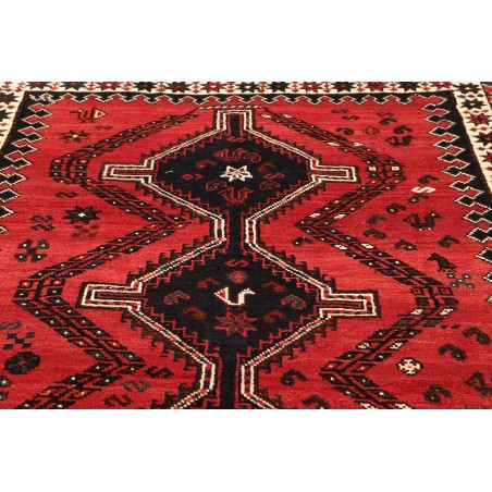 Tappeto Shiraz Persia grigio giallo 175x252