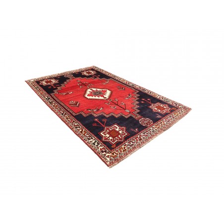 Tappeto Shiraz Persia grigio rosso 168x253