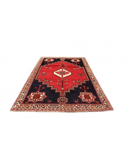 Tappeto Shiraz Persia grigio rosso 168x253