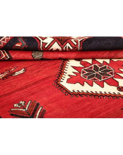 Tappeto Shiraz Persia grigio rosso 168x253