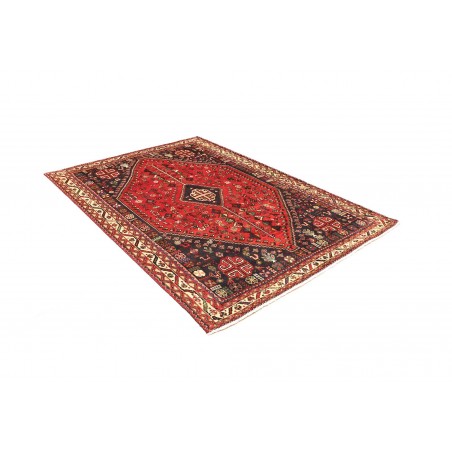 Tappeto Shiraz Persia marrone giallo 162x230