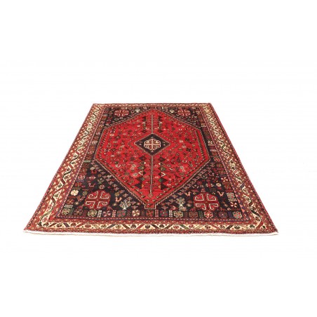 Tappeto Shiraz Persia marrone giallo 162x230