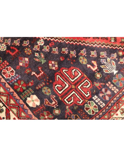 Tappeto Shiraz Persia marrone giallo 162x230
