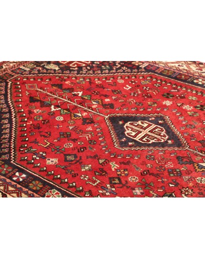 Tappeto Shiraz Persia marrone giallo 162x230