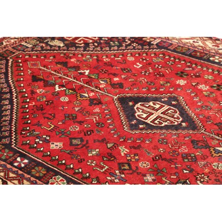 Tappeto Shiraz Persia marrone giallo 162x230
