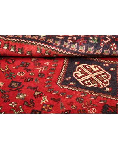 Tappeto Shiraz Persia marrone giallo 162x230