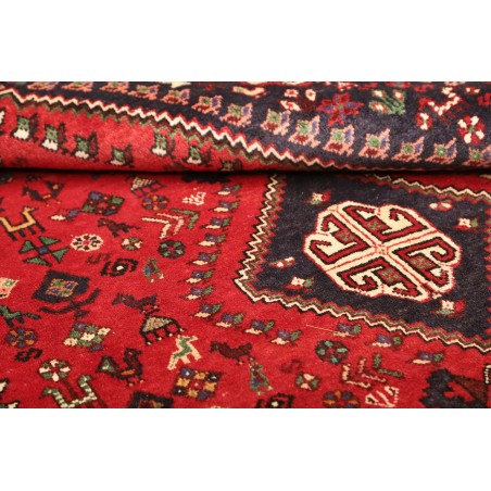 Tappeto Shiraz Persia marrone giallo 162x230