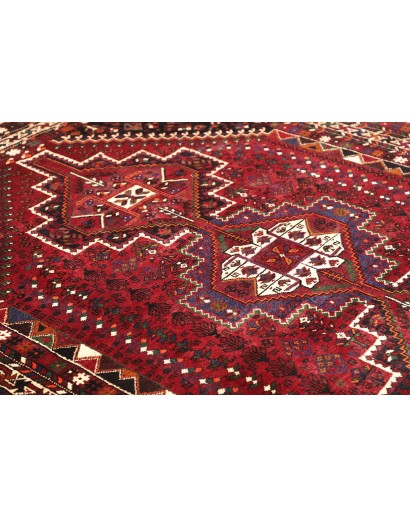 Tappeto Shiraz Persia marrone bianco 186x260