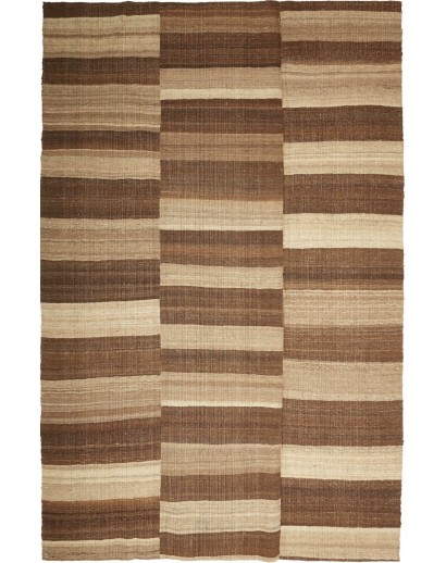 Tappeto Kilim Kavir Persia azzurro marrone 207x316
