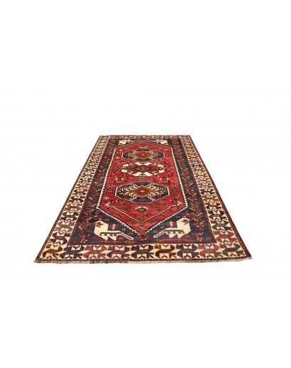 Tappeto Shiraz Persia verde giallo 160x252