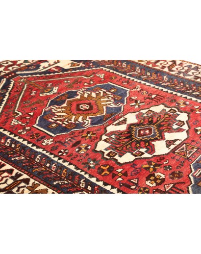 Tappeto Shiraz Persia verde giallo 160x252