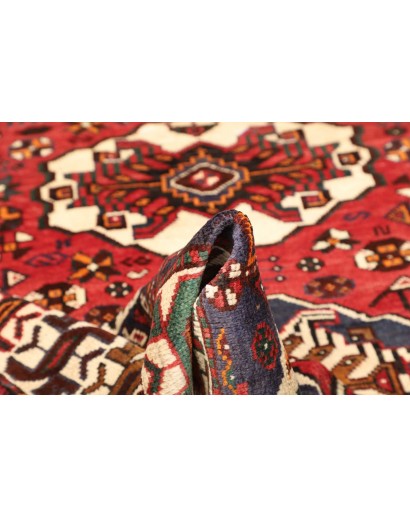 Tappeto Shiraz Persia verde giallo 160x252