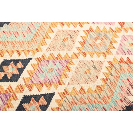 Tappeto Kilim Afghanistan giallo grigio 101x196