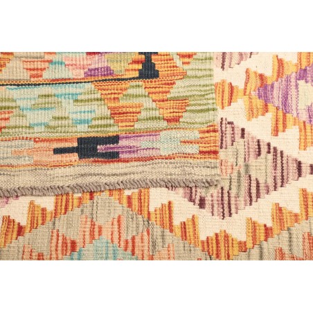Tappeto Kilim Afghanistan giallo grigio 101x196