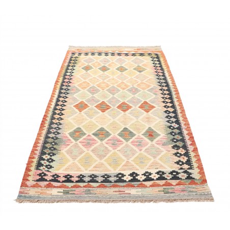 Tappeto Kilim Afghanistan giallo 106x203