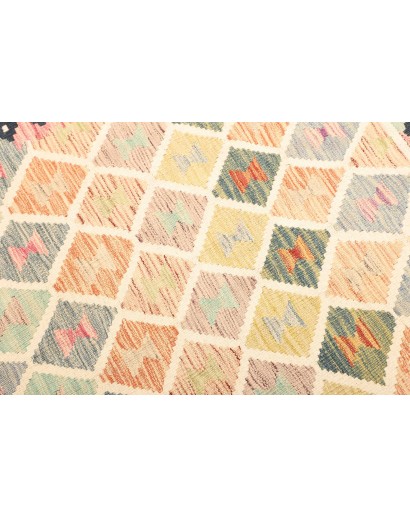 Tappeto Kilim Afghanistan giallo 106x203