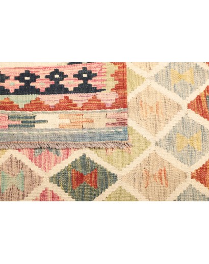 Tappeto Kilim Afghanistan giallo 106x203
