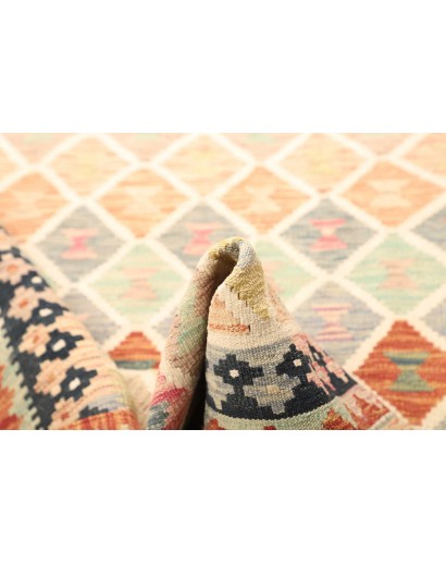 Tappeto Kilim Afghanistan giallo 106x203