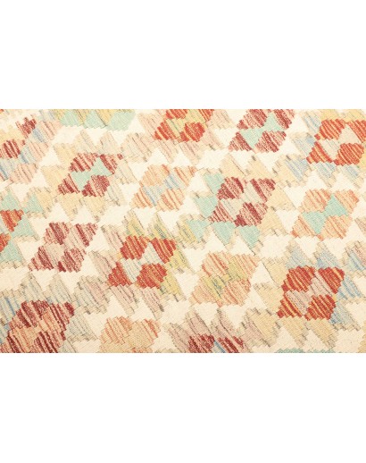 Tappeto Kilim Afghanistan giallo rosso 107x198