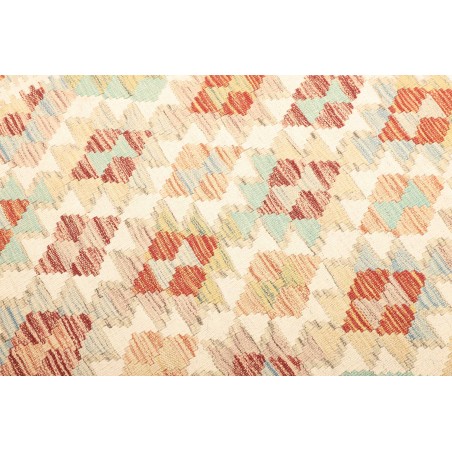 Tappeto Kilim Afghanistan giallo rosso 107x198