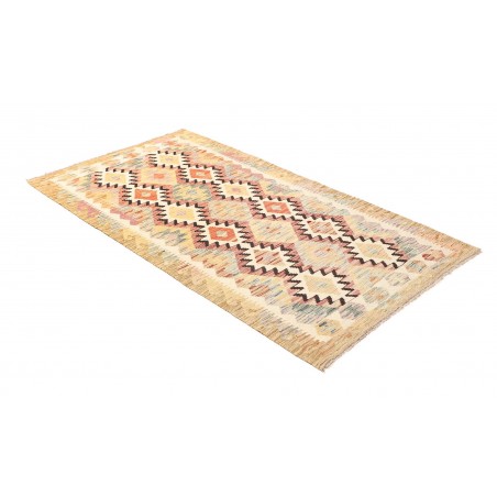 Tappeto Kilim Afghanistan giallo marrone 103x196