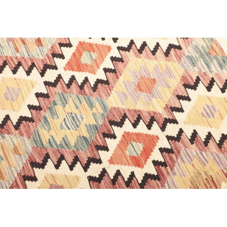 Tappeto Kilim Afghanistan giallo marrone 103x196
