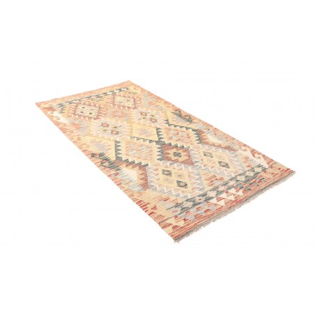 Tappeto Kilim Afghanistan giallo marrone 105x201