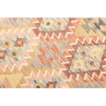 Tappeto Kilim Afghanistan giallo marrone 105x201