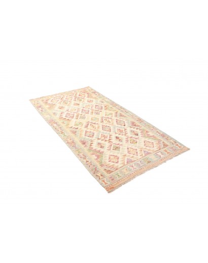Tappeto Kilim Afghanistan giallo beige 106x199