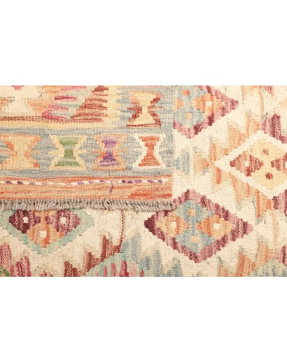 Tappeto Kilim Afghanistan giallo beige 106x199