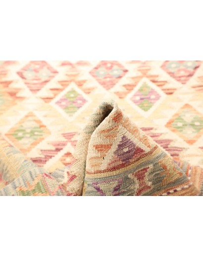 Tappeto Kilim Afghanistan giallo beige 106x199