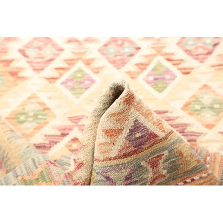 Tappeto Kilim Afghanistan giallo beige 106x199