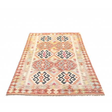 Tappeto Kilim Afghanistan giallo marrone 120x186