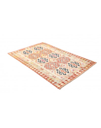 Tappeto Kilim Afghanistan giallo marrone 120x186