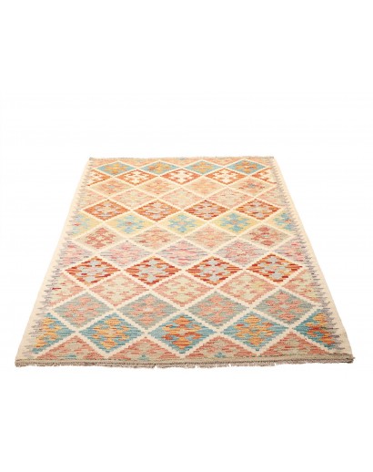Tappeto Kilim Afghanistan giallo 132x189