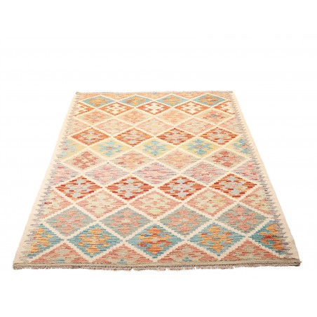 Tappeto Kilim Afghanistan giallo 132x189