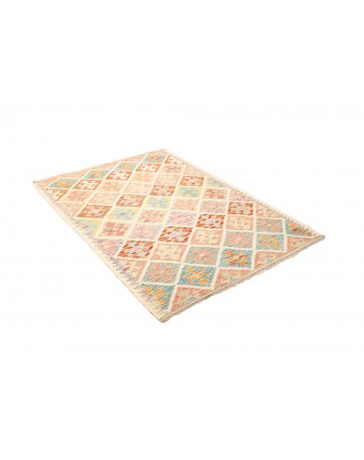 Tappeto Kilim Afghanistan giallo 132x189