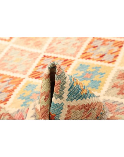 Tappeto Kilim Afghanistan giallo 132x189