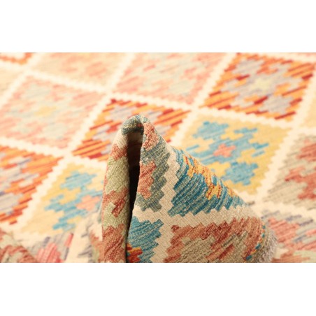 Tappeto Kilim Afghanistan giallo 132x189