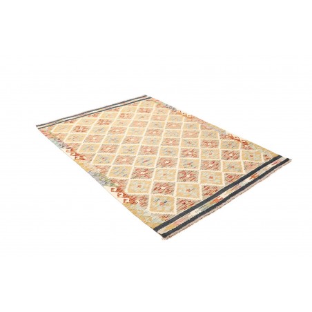 Tappeto Kilim Afghanistan giallo 130x184