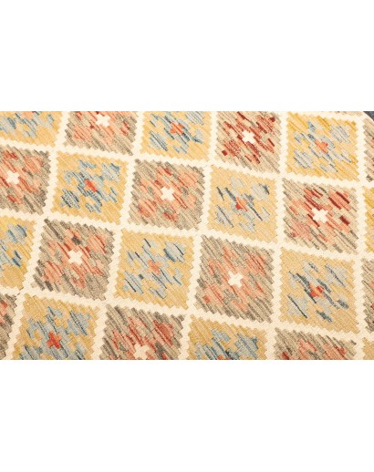 Tappeto Kilim Afghanistan giallo 130x184